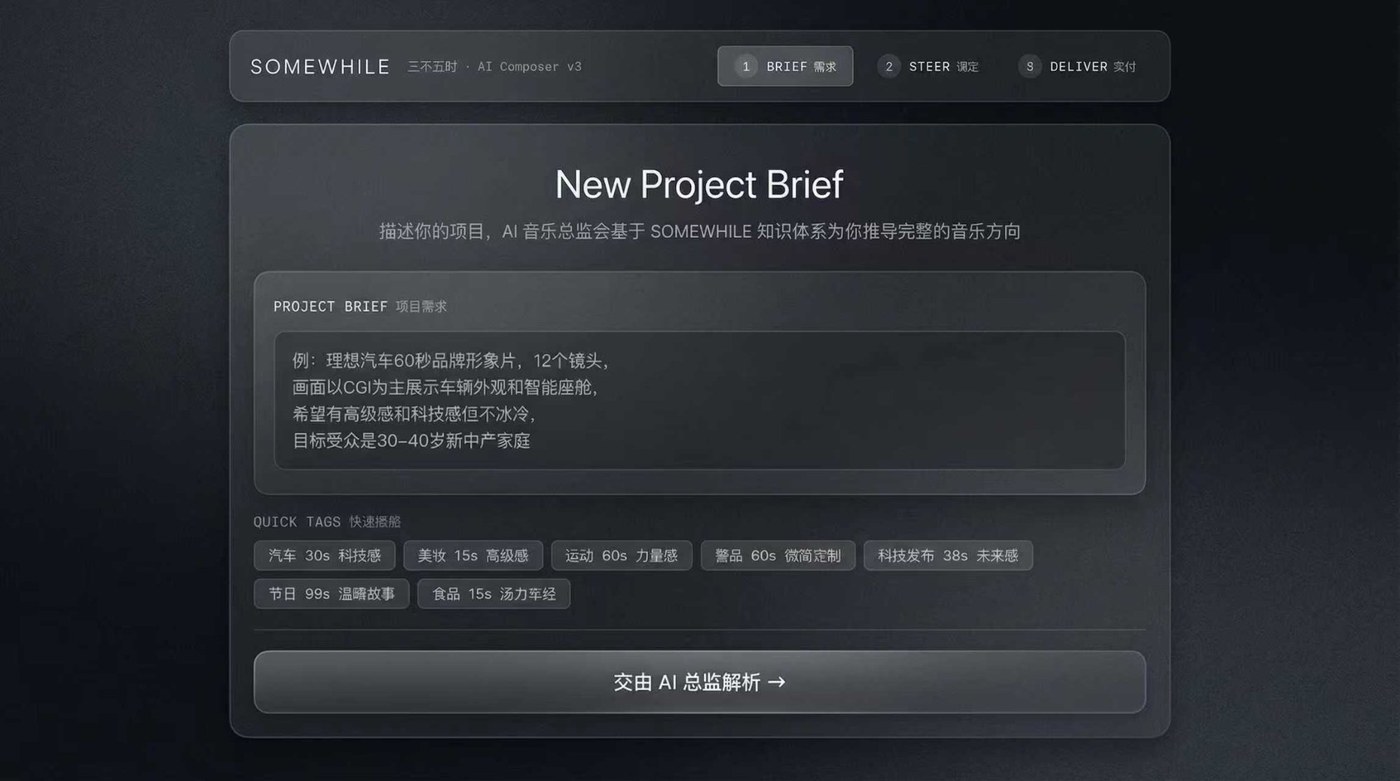 ComposeAI Brief Interface